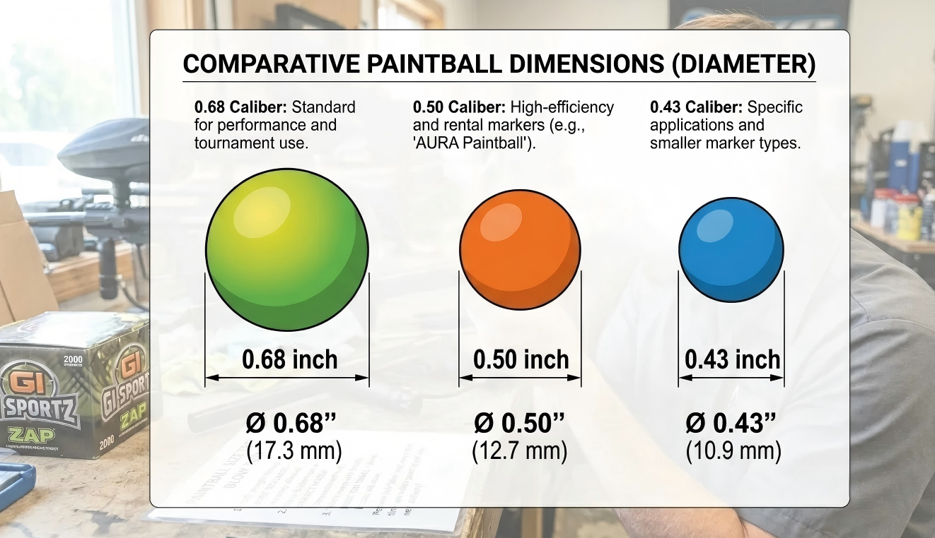 C-STAR PAINTBALLS 0.68 0.50 0.43