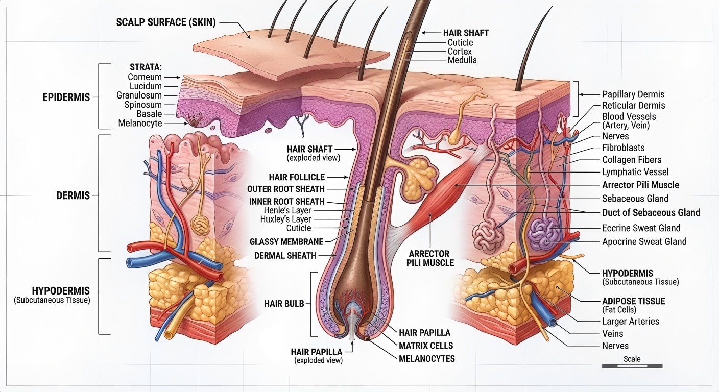 Scalp diagram
