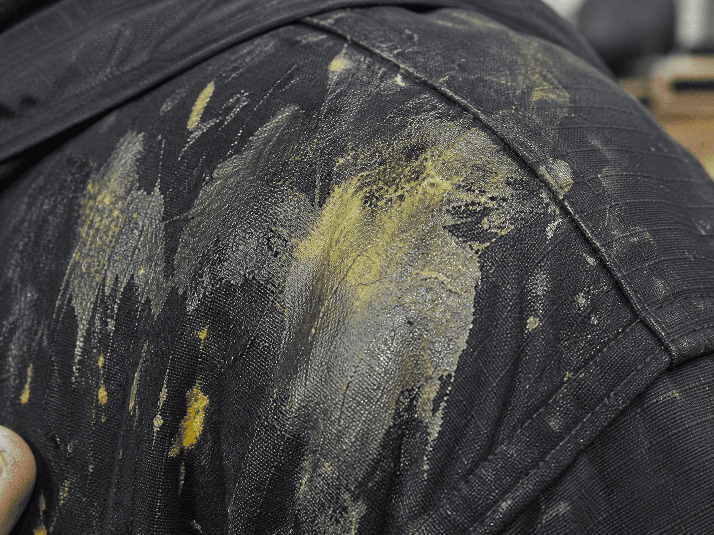 C-STAR paintballs oil based paint on coloth