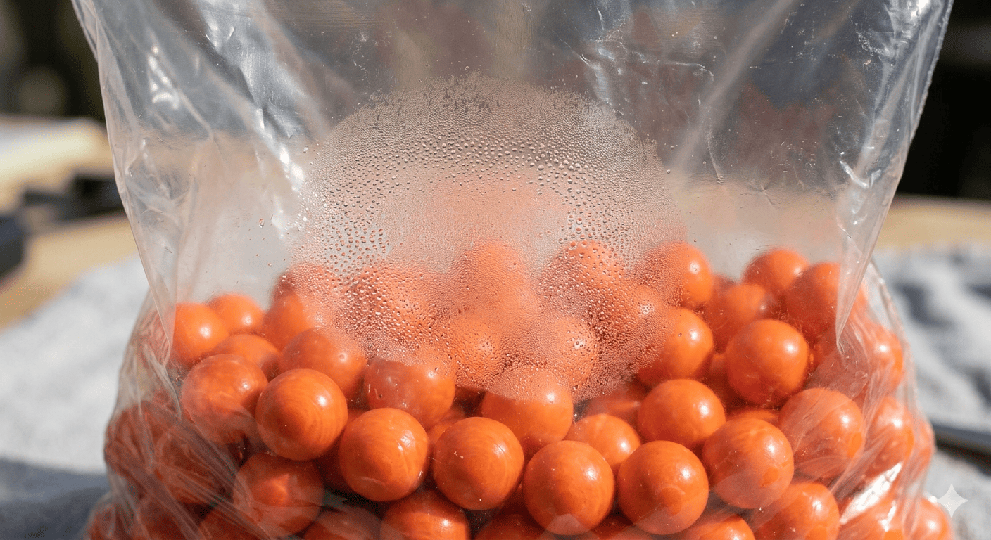 paintballs leaking