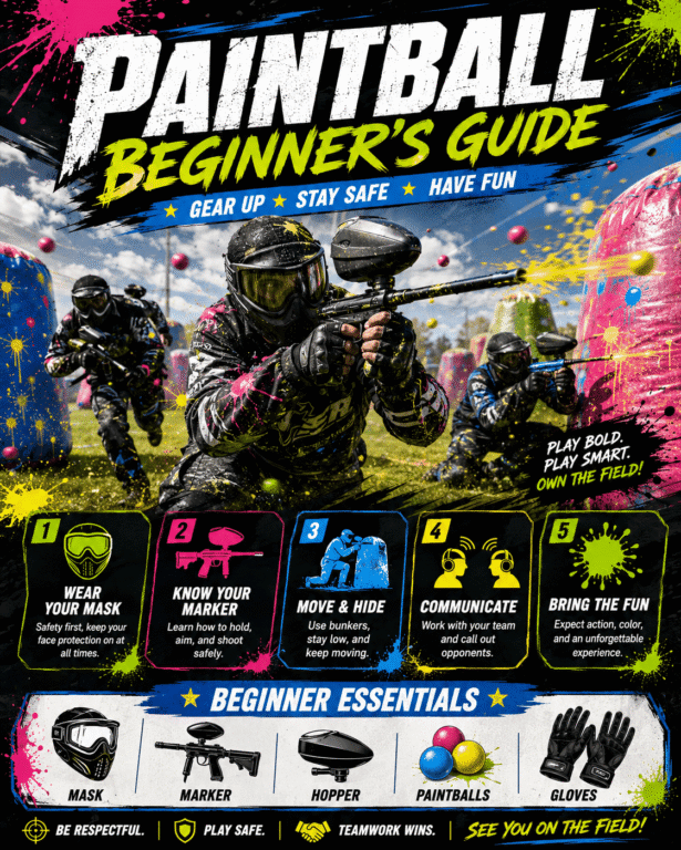 The Ultimate Paintball Beginner’s Guide 2026: Gear, Safety & Pro Tips