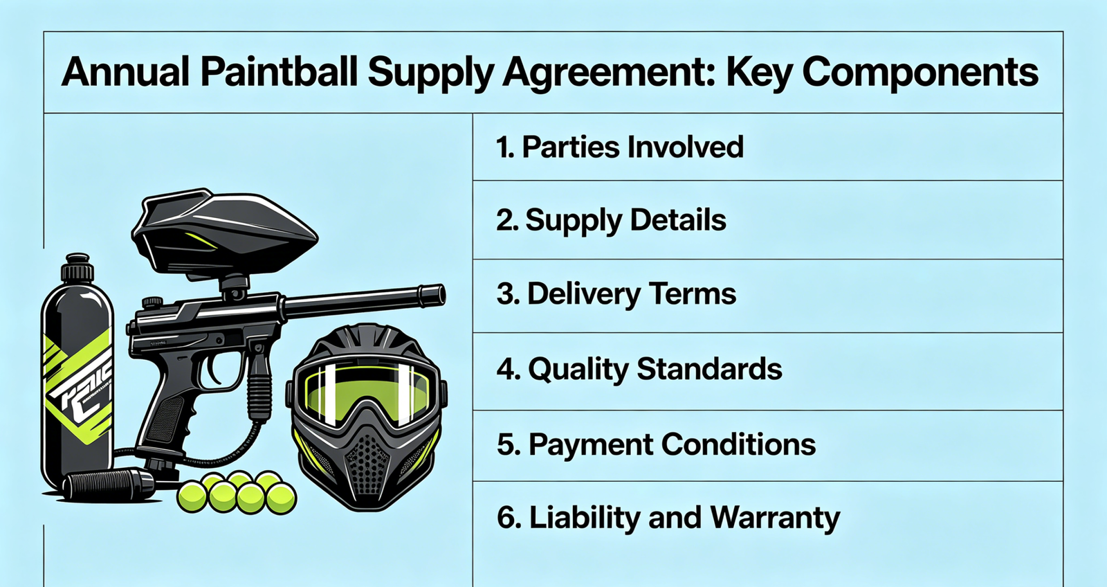 C-STAR Annual Paintball Supply Agreement